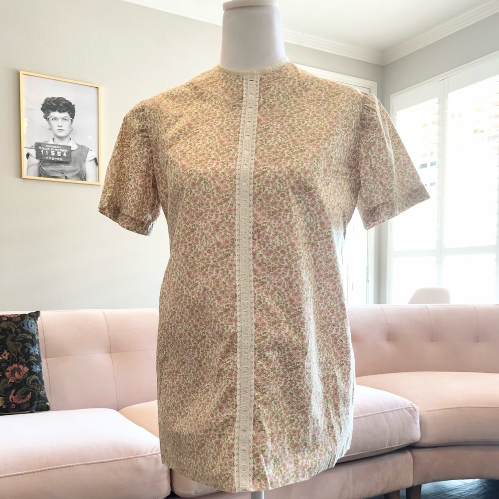 Vintage handmade top/tunic XS petite 60’s 70’s